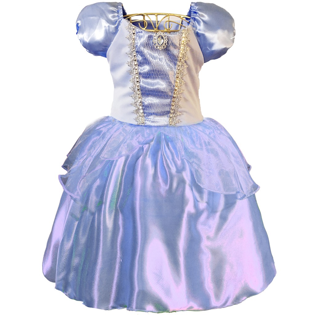 Vestido Infantil Festa Luxo Princesa Cinderela Realeza