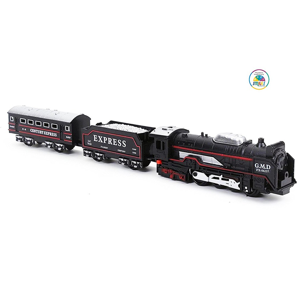 Ferrorama Trenzinho Eletrico Rail Train Trem Eletrico Com Luz e Som DM Toys  - Escorrega o Preço