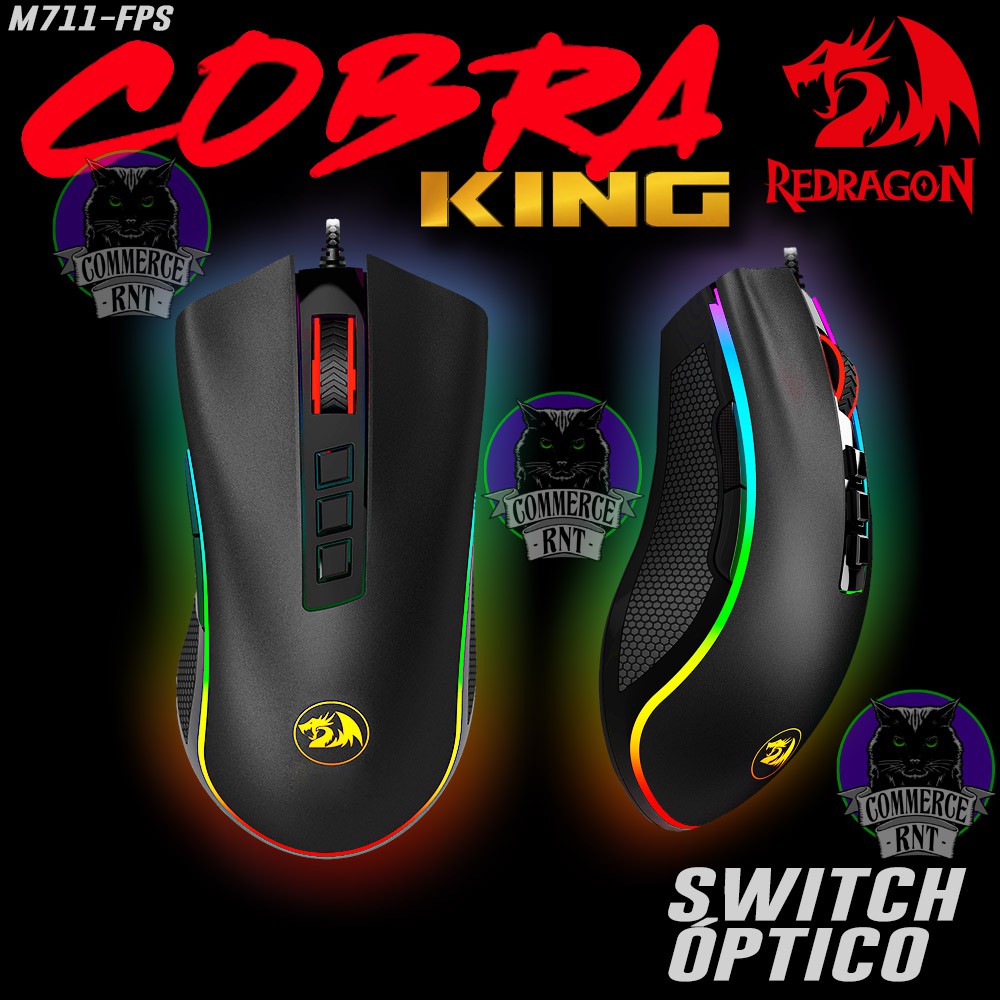 Mouse Redragon Cobra M711 - Redragon Brasil