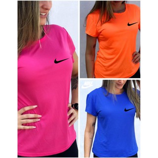 Kit 3 Camisa Blusa Academia feminina com Manga Dry Fit Furadinha fitness