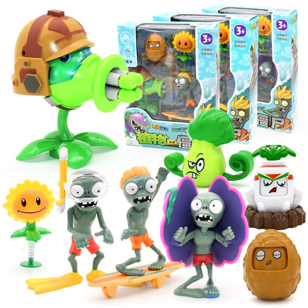 Novo Brinquedo plants vs. zombies 2 JuLang beach Série De Batalha Caixa ...
