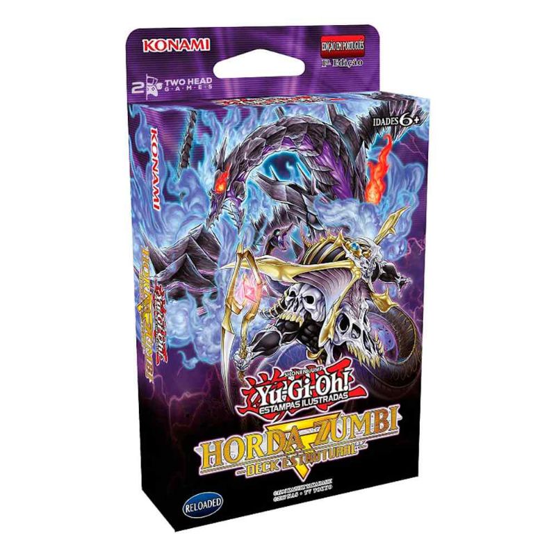 YuGiOh Deck estrutural horda zumbi + 10 cartas de brinde