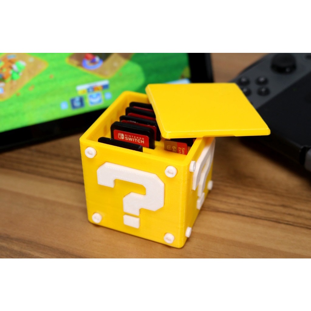 Case Porta Jogos Super Mário Para Cartuchos Nintendo Switch