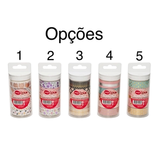 Washi Tape MOLIN Love c/ 5 Unids (tubo)