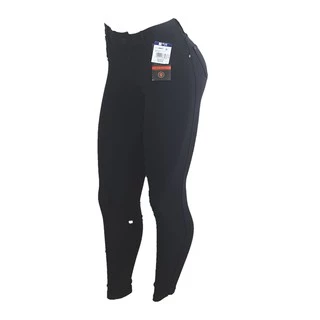 Calça bengaline feminina bivik elastano preta cos alto