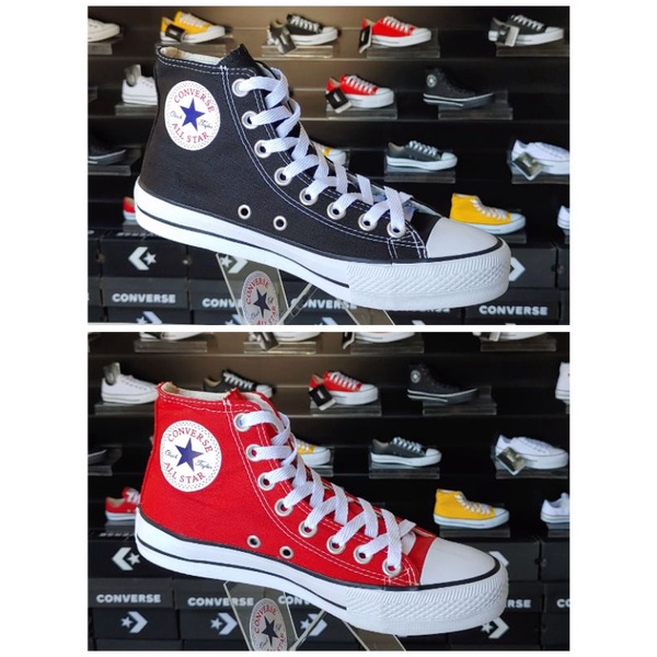 Tênis All Star Converse All Star Vulcanizado Feminino Preto e Vermelho