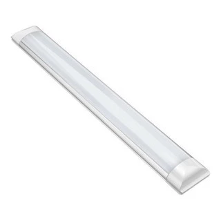 Luminária Sobrepor Led 20w 60cm Tubular Slim Branca