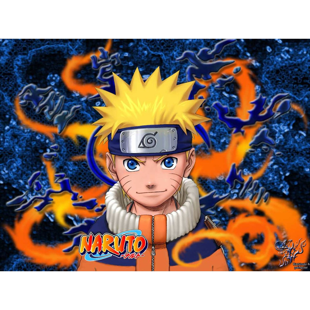 NARUTO CIRCULAR TOPO DE BOLO (PAPEL FOTOGRÁFICO) - PAPEL ARROZ