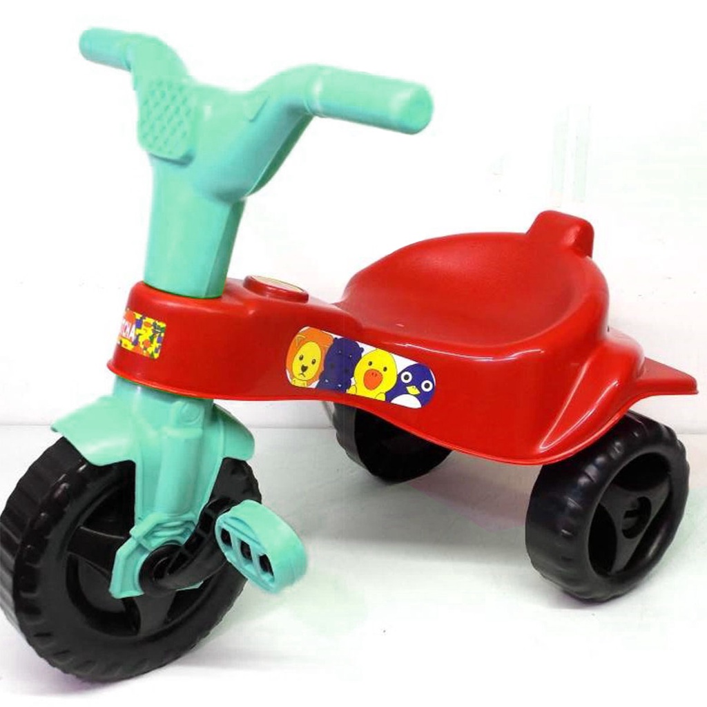 Triciclo Infantil Motoca Velotrol Menino Menina Motoquinha Bicicletinha Com  Cestinha Velocipede Motinha Kids Para Criança de 18 Meses 1 Ano 2 Anos 3