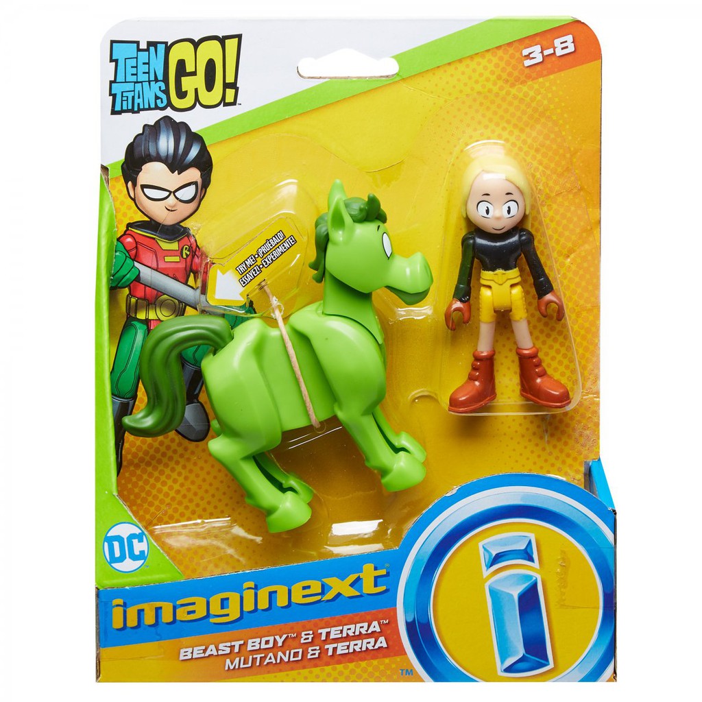 Terra E Mutano Beast Boy & Terra Jovens Titans Go! Imaginext Mattel |  Shopee Brasil