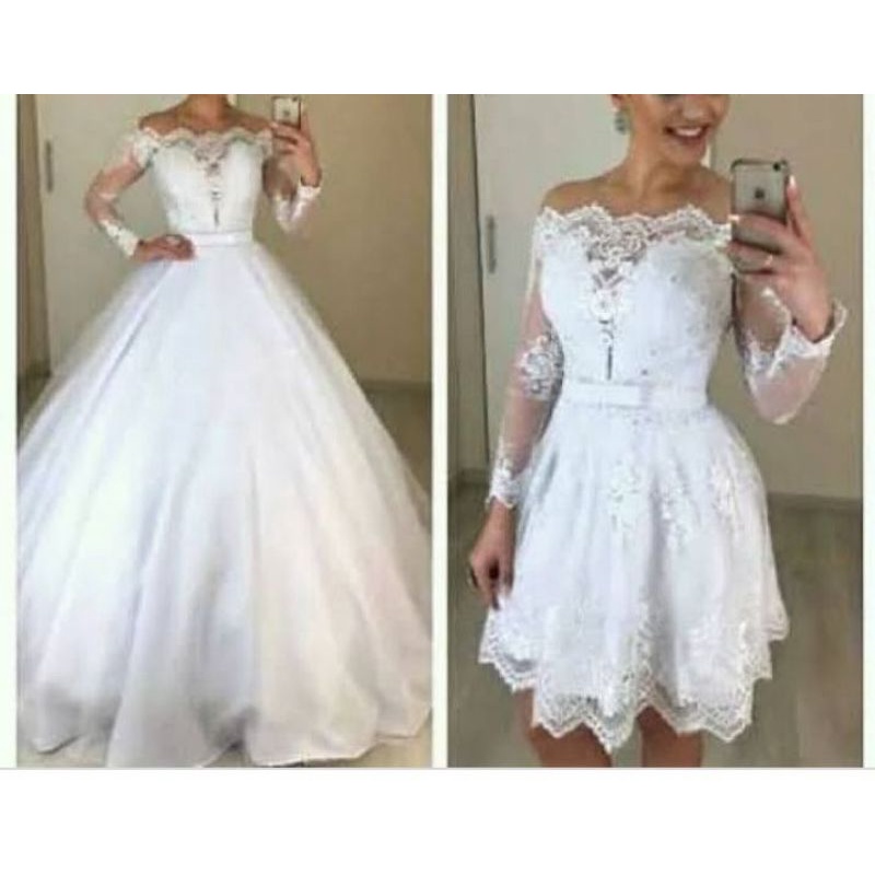 vestido de noiva princesa em Promoção na Shopee Brasil 2023