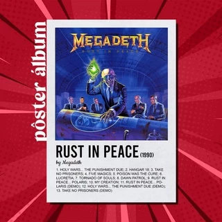 Pôster Álbum Rust in Peace - Megadeth