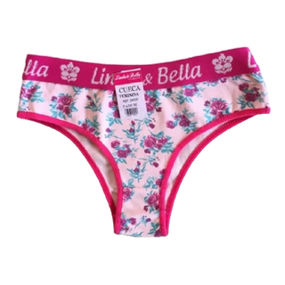 Kit 10 CalcinhaAlgodão Estampada Cueca Femenina Adulto Atacado