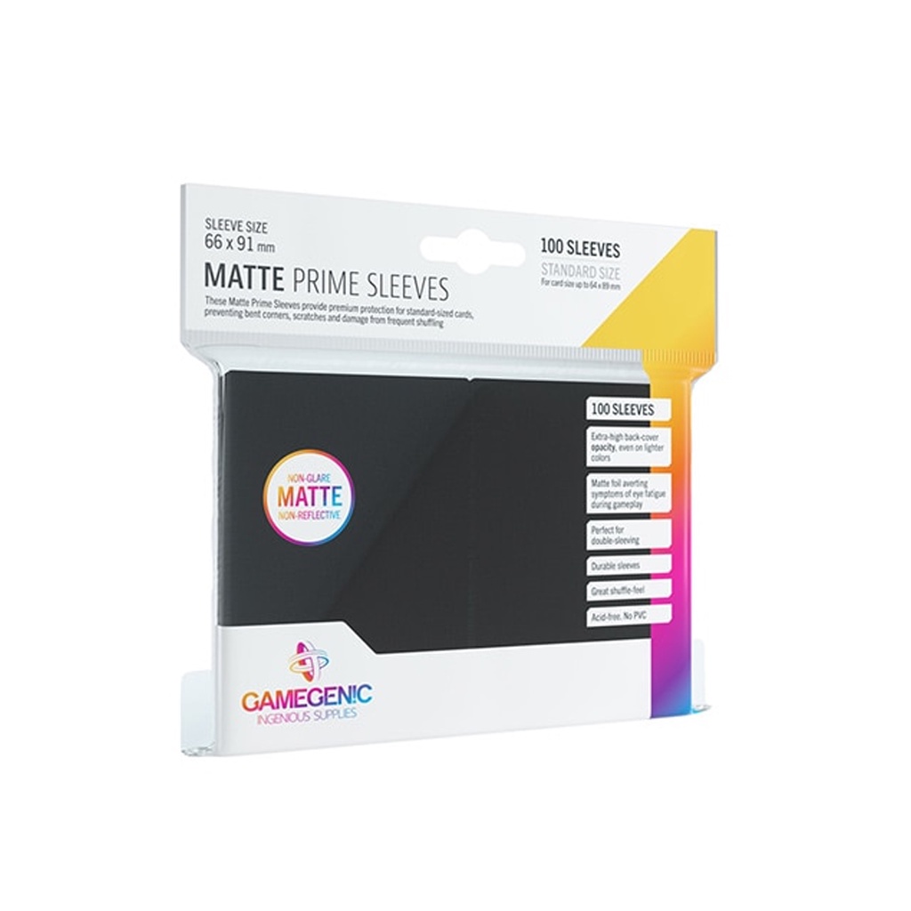 Gamegenic: Matte Prime Sleeves (Preto) | Shopee Brasil
