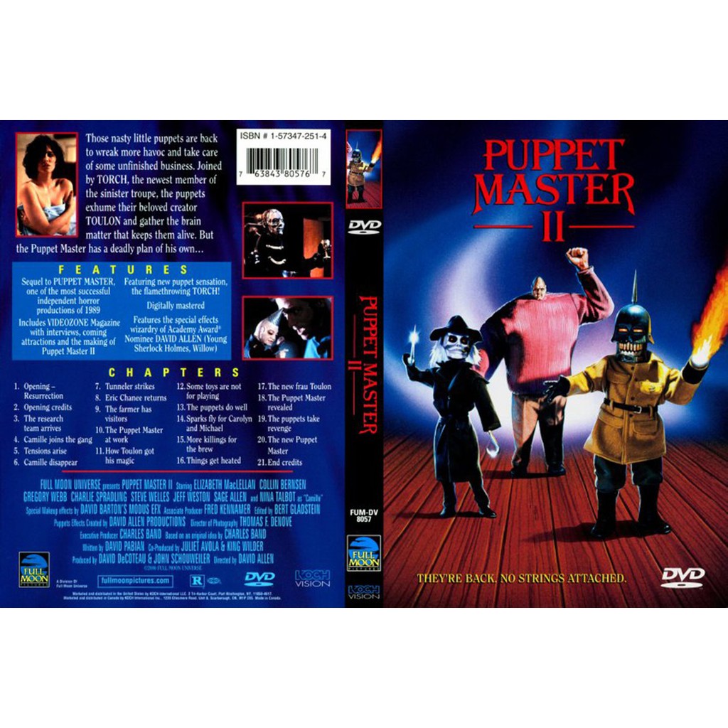PUPPET MASTER II DVD