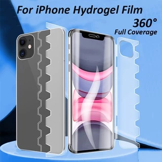 Filme Hidrogel De Cobertura Completa Para iPhone 15 14 13 12 Pro Max Mini 360 ° Protetor De Tela 14promax 11 X XS Nano