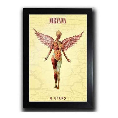 Quadro Nirvana Álbum In Utero | Shopee Brasil