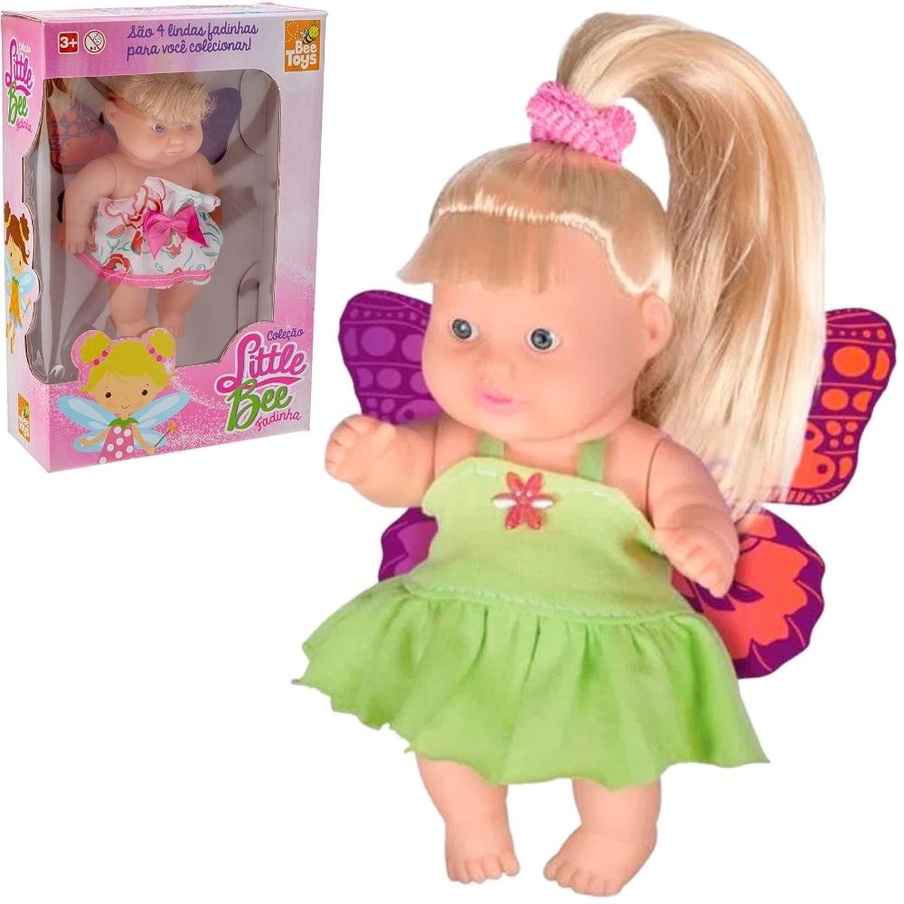 Boneca Bebê Fadinha Fada Com Asas E Varinha De Condão - Loja Zuza  Brinquedos
