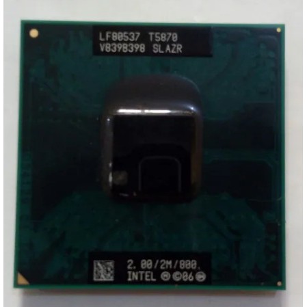 Processador Intel® Core2 Duo T5870 Cache De 2 M, 2,00 Ghz | Shopee Brasil