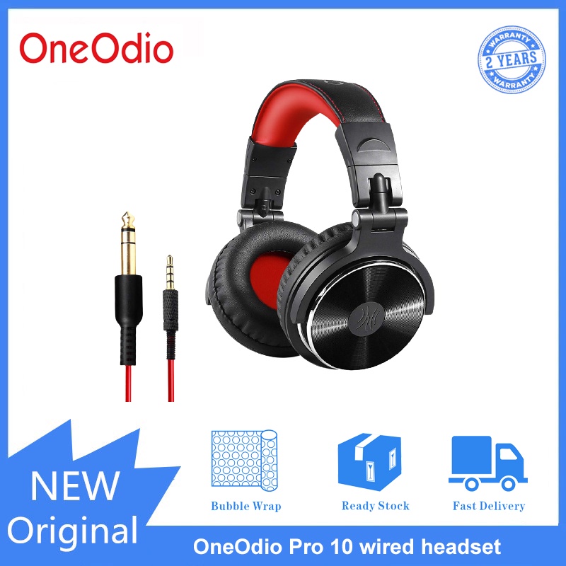 OneOdio Pro 10 headset with Microphone High-Fidelity HIFI Fully Enclosed Music Headphones
