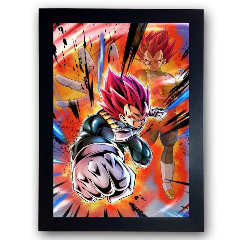 Quadro Canvas Sem Moldura 80x60 Goku Evolution Dragon Ball Z Super