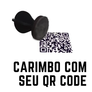 Carimbo QR code para embalagens
