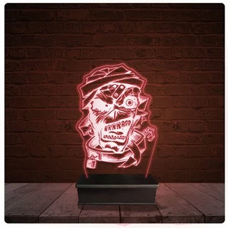Abajur Luminária Acrílico Led - Eddie Iron Maiden 10