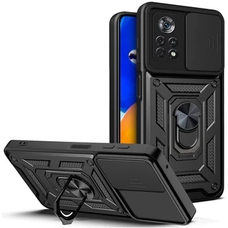 Para Xiaomi Poco X4 Pro Caso Da Lente De Proteção À Prova De Choque Anel Titular Capa Poko Pocco Pouco X4Pro X 4 4Pro 5G Tampa Do Telefone De Volta