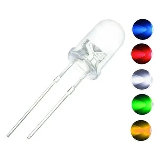 LEDs 5mm – Kit LEDs Alto Brilho 5 Cores - 50 Unidades