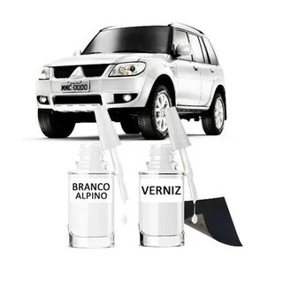 Tinta Tira Risco Automóvel- Branco Alpino - Mitsubishi Tr4