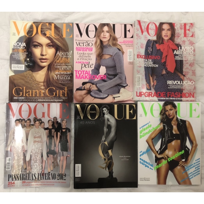 revistas vogue #2 | Shopee Brasil