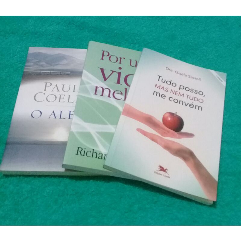 Kit 3 Livros - Alfph, Por uma vida melhor, e Tudo posso mais nem tudo ...