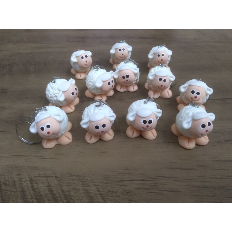 10 CHAVEIROS OVELHAS CORDEIRINHO LEMBRANCINHAS PARA CRIANCAS LEMBRANCINHAS EVANGELICAS