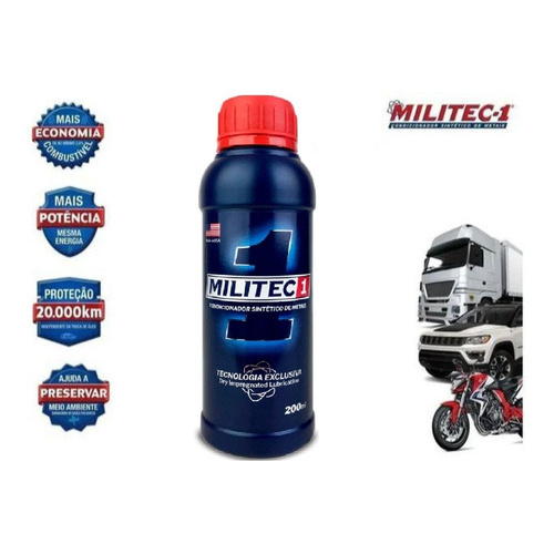 Militec 1 10 Unidades 200 Ml 100 Original 100 Original Nfe Shopee