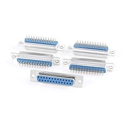Kit 50 Peças - Conector Db25 Fêmea 180 Graus Solda Placa | Shopee Brasil
