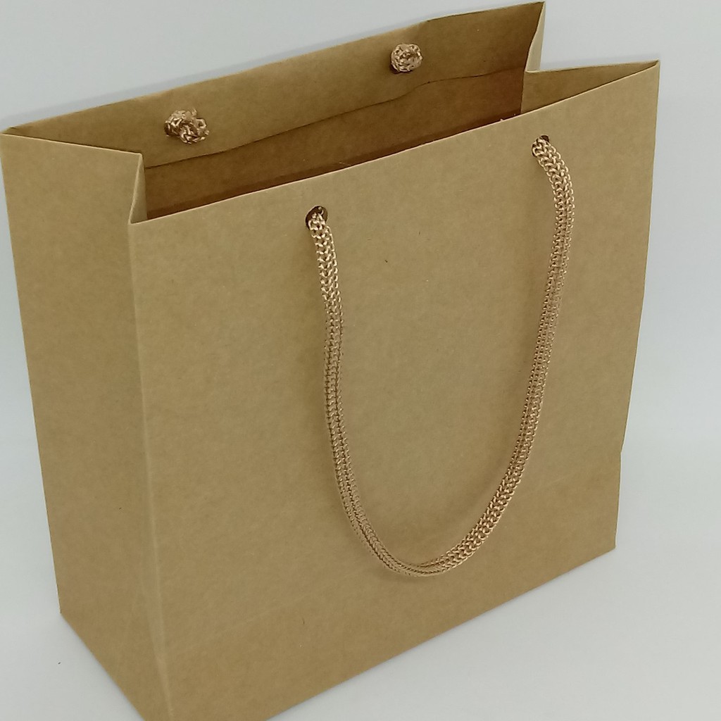Sacchetti Di Carta Kraft Mini Con Manici – Confezione Da 25 Pezzi, 8,9x6,1x17 Cm, Marroni, Per Bomboniere E Regalini