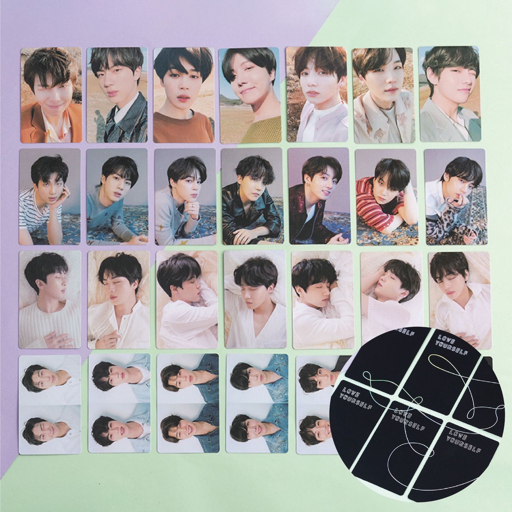 KPOP Bangtan Boys LOVE YOURSELF Tear Same Photo Cards Linhas