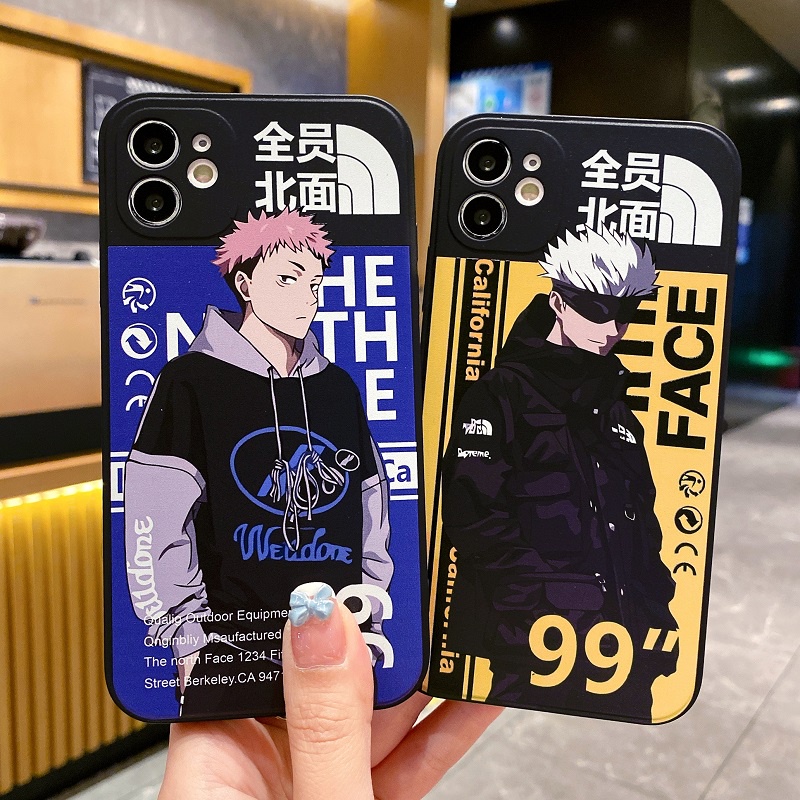 Capa de telefone japonesa Anime Jujutsu Kaisen para Samsung Galaxy S21 S20 FE A13 A23 A53 A73 A03 A02 A03S A02S A12 A22 A32 A52 A72 M02 M02S J2 ACE A125 M12 F12 G532 Lite Grand Prime Plus 5G 4G luxo Capa de Silicone macia Cartoon Gojou Satoru Itadori Yuji