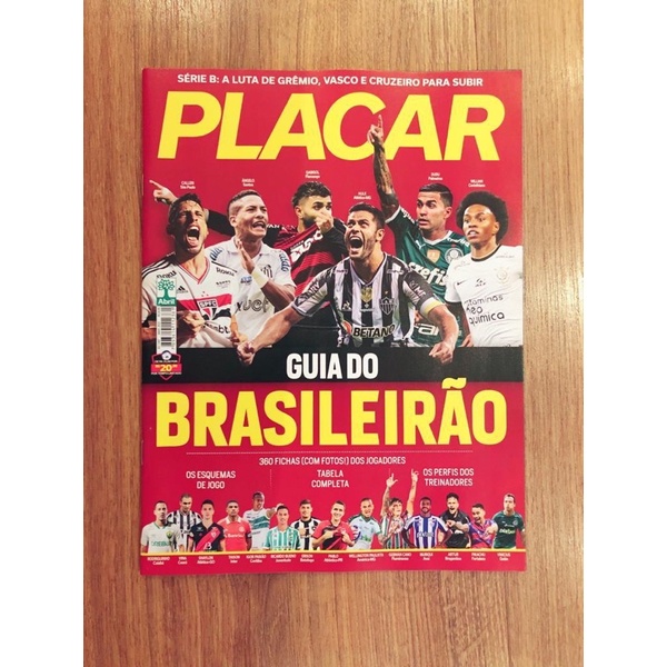 PLACAR GUIA DO BRASILEIRÃO GUIDE 2023 Brazil Football Magazine 360 PLAYER  PROFIL