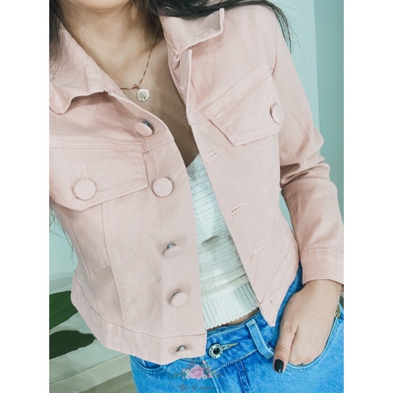 Jaqueta Jeans Feminina Rose Moda Feminina Shopee Brasil