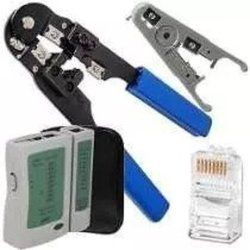KIT testador cabo e 30 PLUG e alicate decapador RJ45 crimpar | Shopee ...