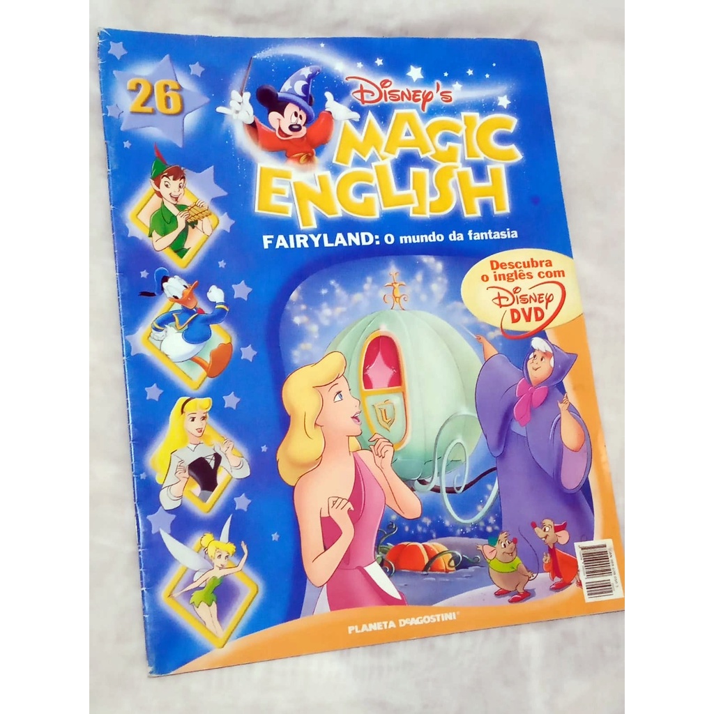 Revista Magic English Disney 26 Mundo Da Fantasia | Shopee Brasil