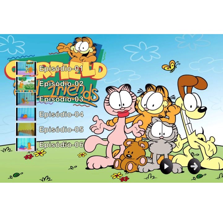 Coleção Digital Garfield e Seus Amigos Todos Episódios Completo