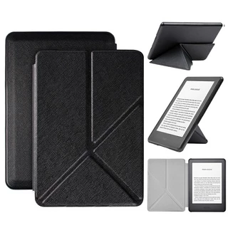 Capa Kindle Paperwhite 4 Geração Magnético Caso Dobrável Amazon Couro Suporte Origami Hibernação Silicone Flexível Sensor Padrão 4th Protetor Sleep Cobertura Gen Case Proteção Estojo Flip 4a Polegadas reader Protetora 4ª antiga ª Modelo Função Hibernar