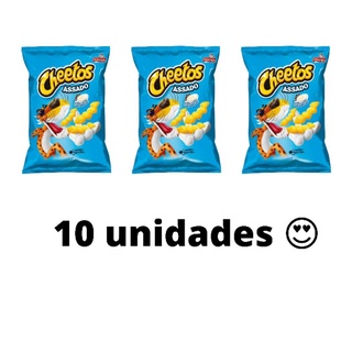 Cheetos, cebolitos, fandangos sortido kit com 10