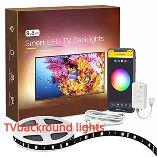 Luz de mesa ambiente RGB para mesa de jogos, música Sync AmbiLight, lâmpada  para TV Stand