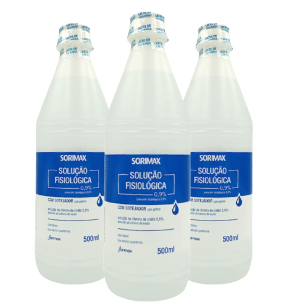 SOLUCAO FISIOLOGICA SORIMAX 500ML FARMAX