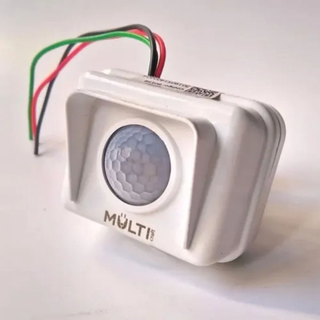 Sensor de Presença Externo e Interno Aciona Lâmpadas Refletores Chuva Sol