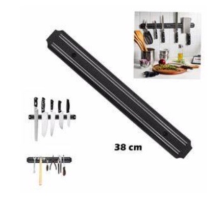 Barra Magnética Suporte Imã Para Facas e Ferramentas 38cm
