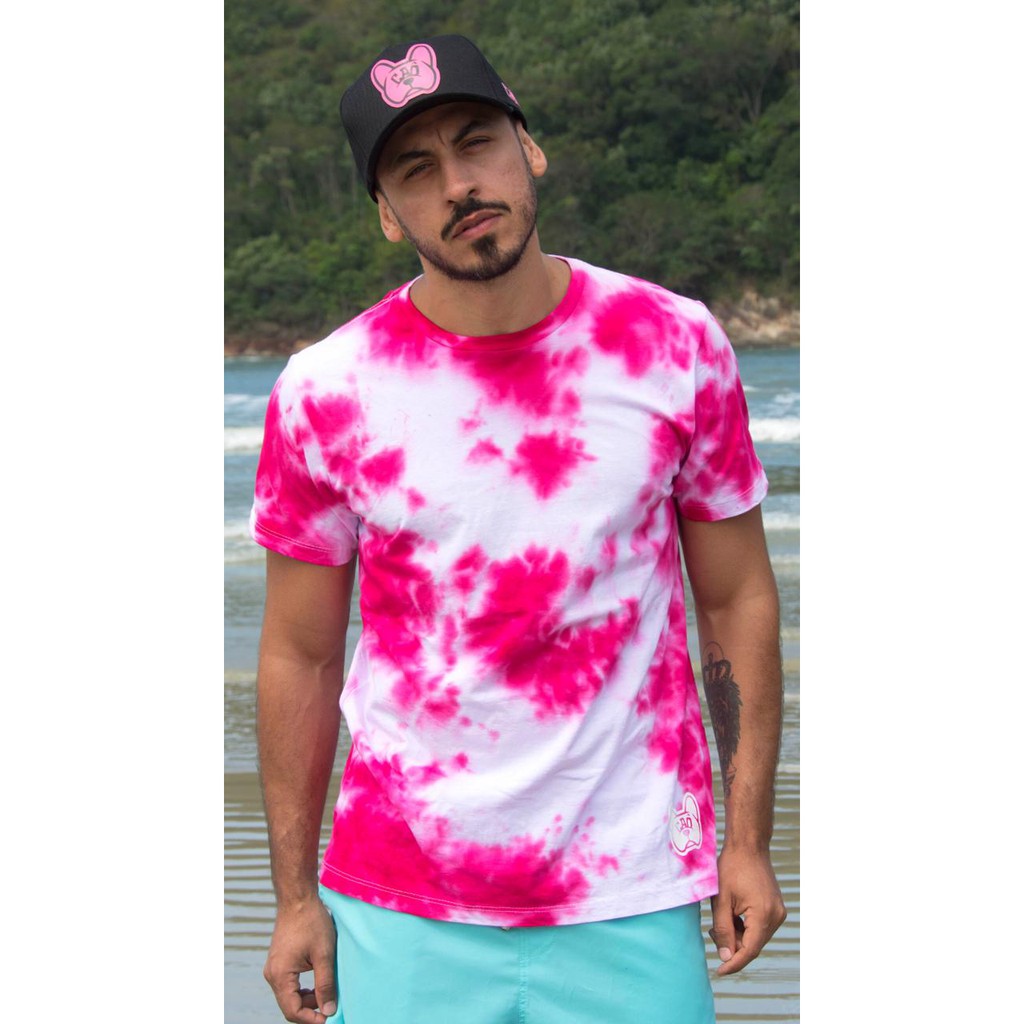 Camisa Camiseta Masculina Lisa Tie Dye Estampada Varias Cores | Shopee ...